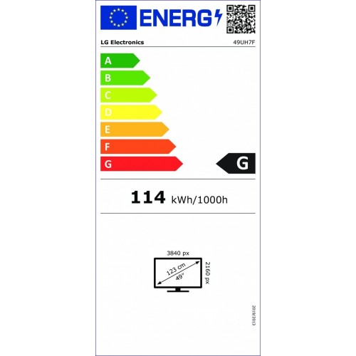 LG 49UH7F-H visualizzatore di messaggi Pannello...