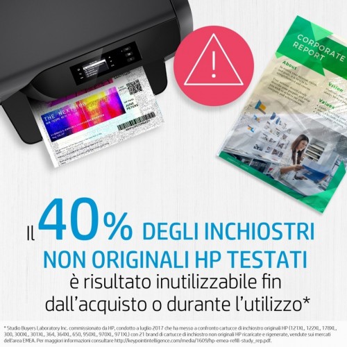 HP Cartuccia di inchiostro nero originale ad...