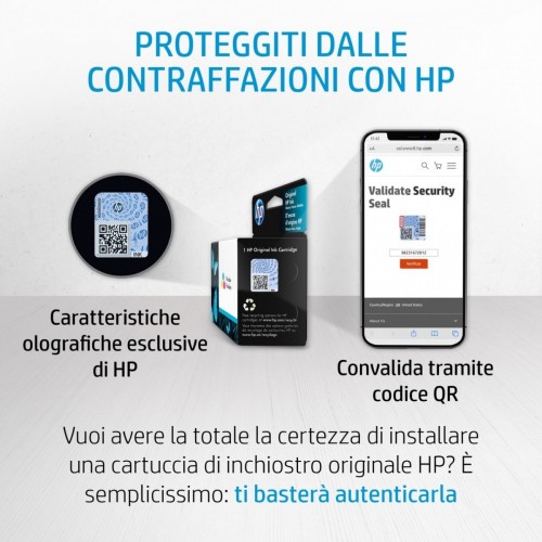 HP Cartuccia di inchiostro nero originale ad...