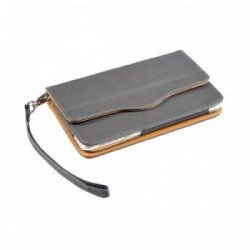 New Majestic CUS-178 17,8 cm (7") Custodia a libro Nero, Marrone