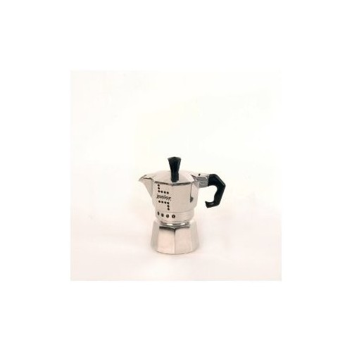 Bialetti Caffettiera Junior 1 Tazza Alluminio