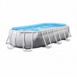 Intex 26796NP Prisma Frame - Piscina Fuori Terra 503x274x122cm con Pompa Filtro, Scaletta Doppia, Telo Base e Copertura