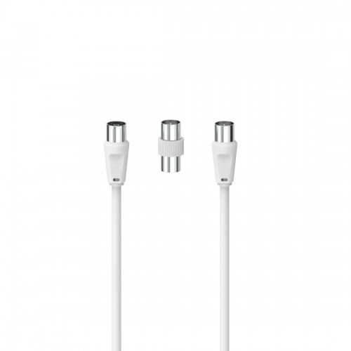 Hama 00205298 cavo coassiale 10 m Bianco