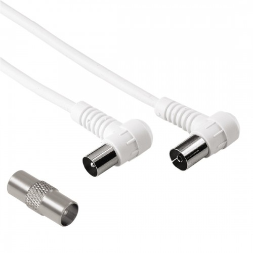 Hama 00205299 cavo coassiale 1,5 m Bianco