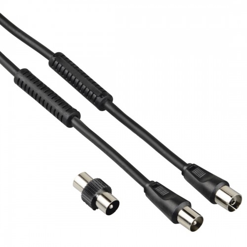 Hama 00205303 cavo coassiale 1,5 m Nero