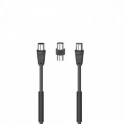Hama 00205303 cavo coassiale 1,5 m Nero