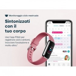 Fitbit Luxe AMOLED Braccialetto per rilevamento di attività Oro