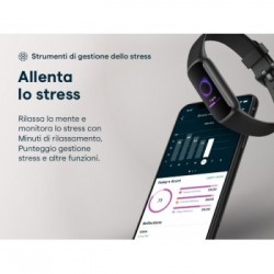 Fitbit Luxe AMOLED Braccialetto per rilevamento di attività Oro