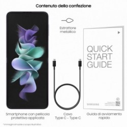 Samsung Galaxy Z Flip3 5G 128GB Lavender RAM 8GB Display 1,9" Super AMOLED/6,7" Dynamic AMOLED 2X