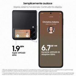 Samsung Galaxy Z Flip3 5G 256GB Phantom Black RAM 8GB Display 1,9" Super AMOLED/6,7" Dynamic AMOLED 2X