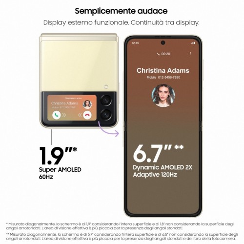 Samsung Galaxy Z Flip3 5G 128GB Cream RAM 8GB...
