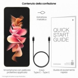 Samsung Galaxy Z Flip3 5G 128GB Cream RAM 8GB Display 1,9" Super AMOLED/6,7" Dynamic AMOLED 2X