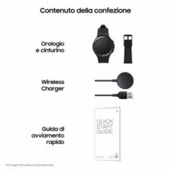 Samsung Galaxy Watch4 Classic Smartwatch Ghiera Interattiva Acciaio Inossidabile 42mm Memoria 16GB Silver