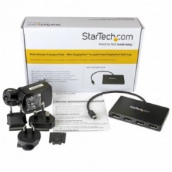 StarTech.com Adattatore multi-monitor a 4 porte - Mini DisplayPort a DisplayPort MST Hub - 4x 1080p - Splitter video in