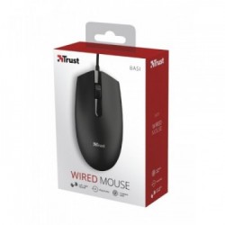 Trust Basi mouse Ambidestro USB tipo A Ottico 1200 DPI