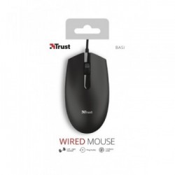 Trust Basi mouse Ambidestro USB tipo A Ottico 1200 DPI