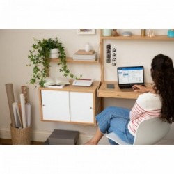 AVM FRITZ!Box 7530 AX router wireless Gigabit Ethernet Dual-band (2.4 GHz/5 GHz) Rosso, Bianco