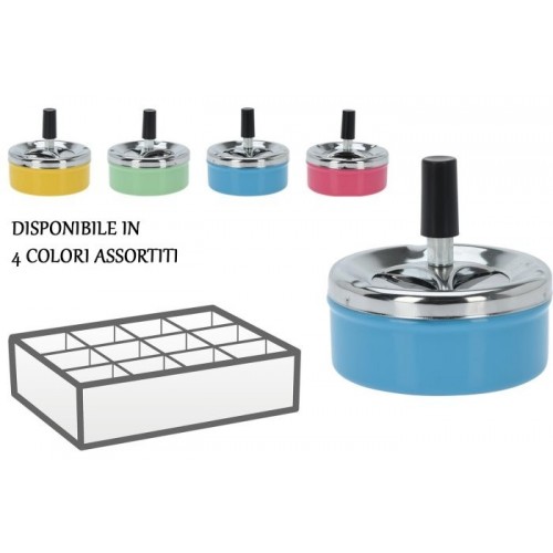 POSACENERE C/PULSANTE CM. 9 ASS.