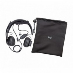 Logitech Zone 750 Cuffia Padiglione auricolare USB tipo-C Grafite