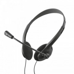 Trust HS-100 Cuffia Padiglione auricolare Connettore 3.5 mm Nero