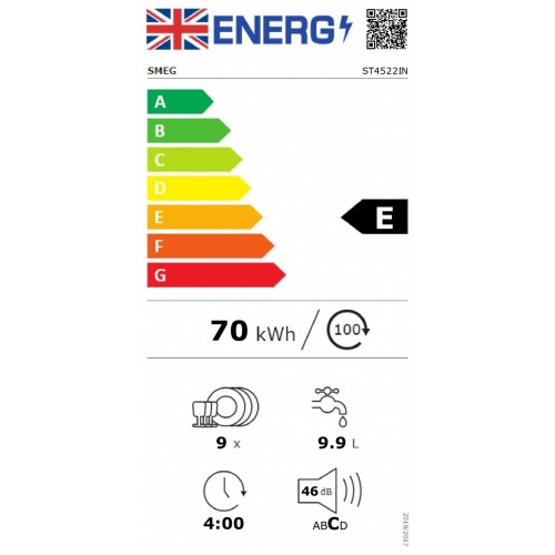 Smeg ST4522IN - Lavastoviglie A Scomparsa...