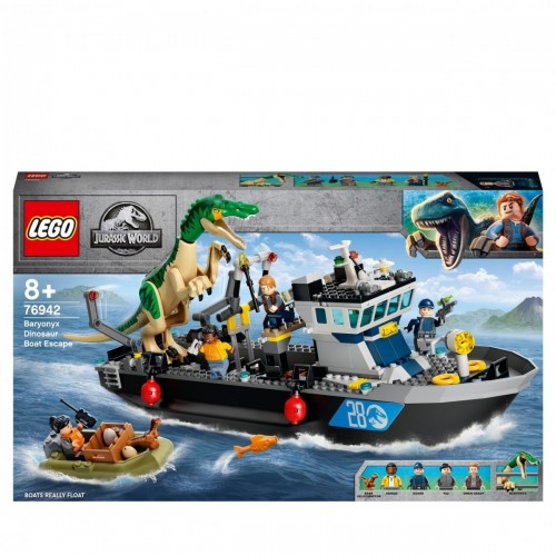 Lego Jurassic World 76942 - Fuga sulla barca...