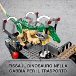 Lego Jurassic World 76942 - Fuga sulla barca del dinosauro Baryonyx