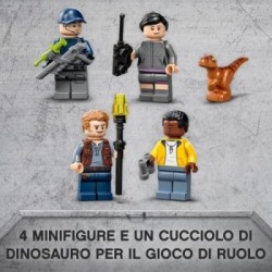 Lego Jurassic World 76942 - Fuga sulla barca del dinosauro Baryonyx