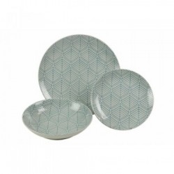 Villa D'Este Home Tivoli 'Bali Leaf', Servizio tavola 18 pezzi