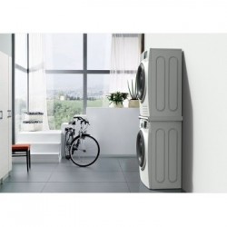 Meliconi 656116BA - Base Torre Slim, Kit di Sovrapposizione per Lavatrice 1 pz