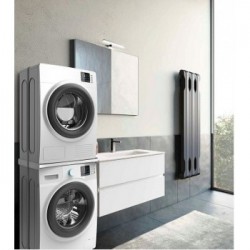 Meliconi 656116BA - Base Torre Slim, Kit di Sovrapposizione per Lavatrice 1 pz
