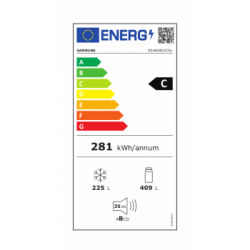 Samsung RS68A854CSL - Frigorifero Side-By-Side,634 Litri, Classe C, 91.2 x 178 x 71.6 cm