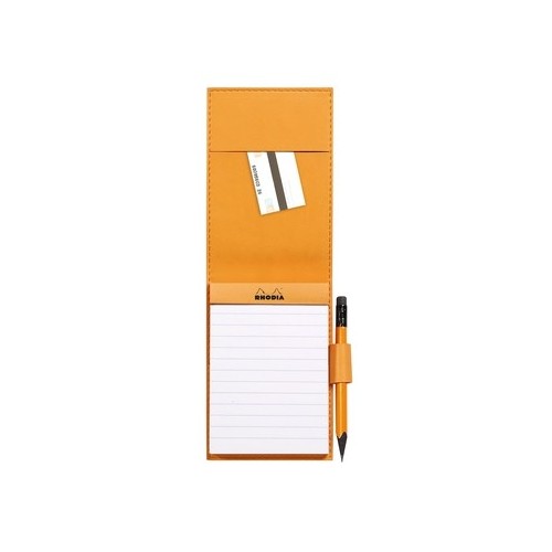 Rhodia 11600C Quaderno formato A7 80 fogli a righe colore: arancione 1 pz