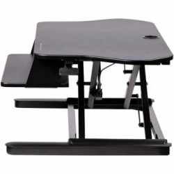 StarTech.com Scrivania ad angolo Sit Stand con Vassoio per Tastiera - Ampia Superficie (908x530mm) - Postazione di lavoro
