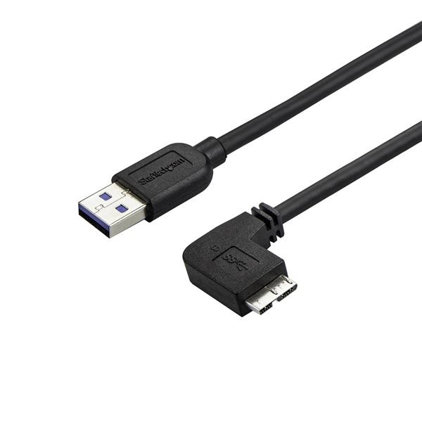 StarTech.com Cavo USB 3.0 Tipo A a Micro B slim - Connettore USB3.0 A a Micro B slim ad an...