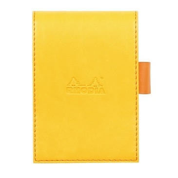 Rhodia Notepad cover + notepad N°11 quaderno per scrivere A7 80 fogli Giallo