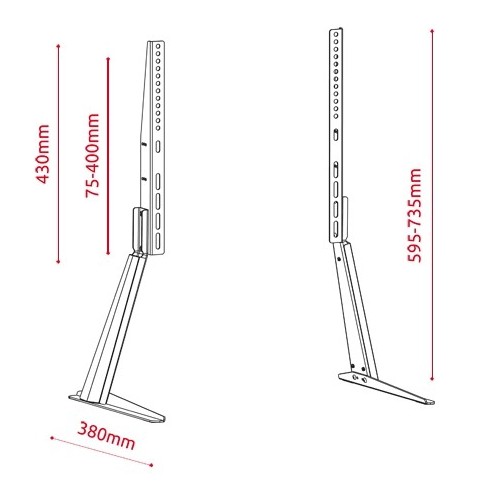 G.B.S. Elettronica PRO-3270 177,8 cm (70") Nero