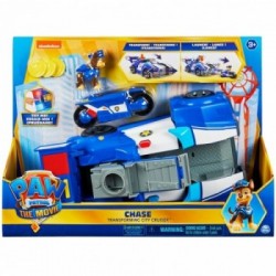 PAW Patrol , Auto della polizia City Cruiser di Chase 2 in 1 , auto della polizia con moto, luci e suoni e personaggio da