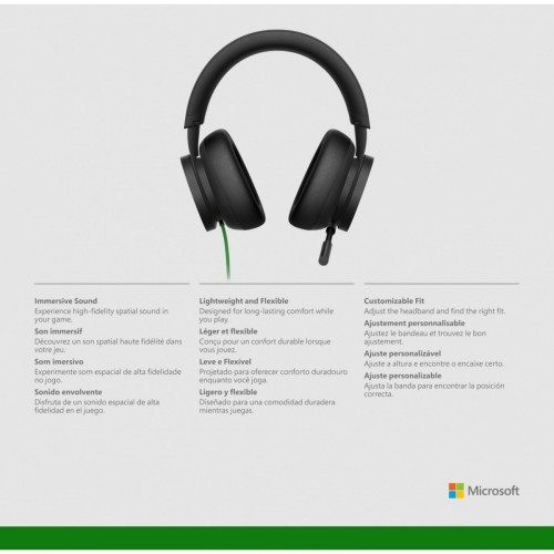 Microsoft Xbox Stereo Headset Cuffia Padiglione...