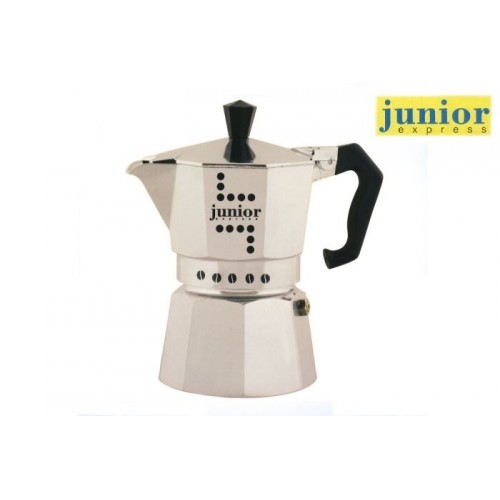 Bialetti Caffettiera Junior 2 Tazze Alluminio