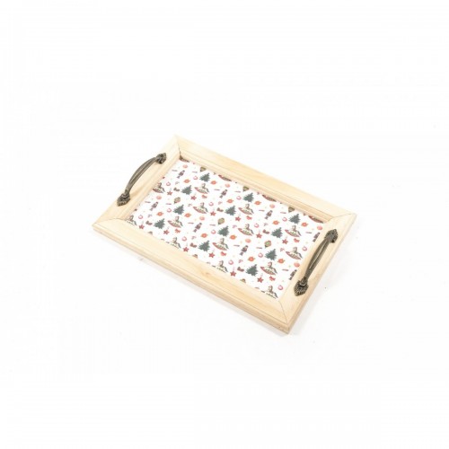 Mercury Vassoio in Legno "Christmas Story" con...