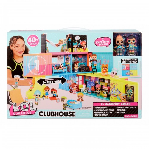 L.O.L. Surprise! Clubhouse Playset casa per le...