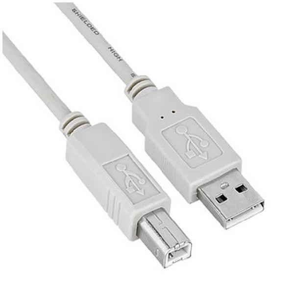 Nilox 1.8m USB 2.0 cavo USB 1,8 m USB A USB B Bianco