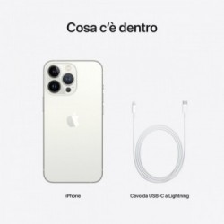 Apple iPhone 13 Pro 128GB Argento *ESTENSIONE GARANZIA3 3 ANNI IN PIU' in omaggio*