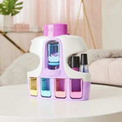 Cool Maker , GO GLAM Nuova Macchina Decora Unghie, 5 cartucce con decorazioni e ventolina, kit per unghie mani e piedi - dagli