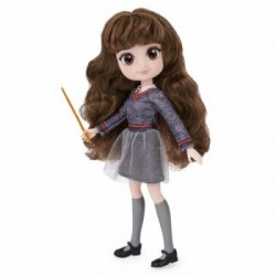 Wizarding World Bambola articolata Hermione Granger 20cm, con bacchetta e divisa di Hogwarts - dai 5 anni in su