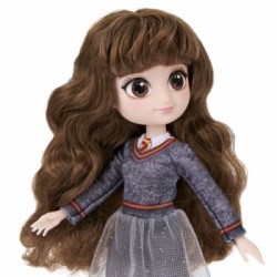 Wizarding World Bambola articolata Hermione Granger 20cm, con bacchetta e divisa di Hogwarts - dai 5 anni in su