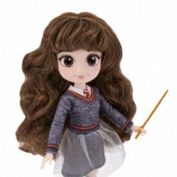 Wizarding World Bambola articolata Hermione Granger 20cm, con bacchetta e divisa di Hogwarts - dai 5 anni in su