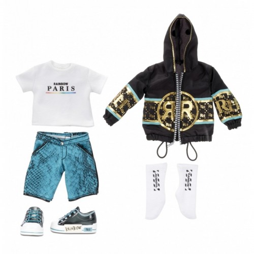 Rainbow High Fashion Doll- River Kendall (Teal...