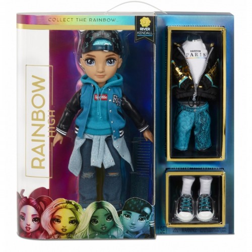 Rainbow High Fashion Doll- River Kendall (Teal...